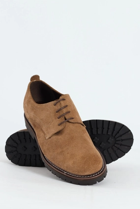 Suede Smart Casual Shoe - Taupe