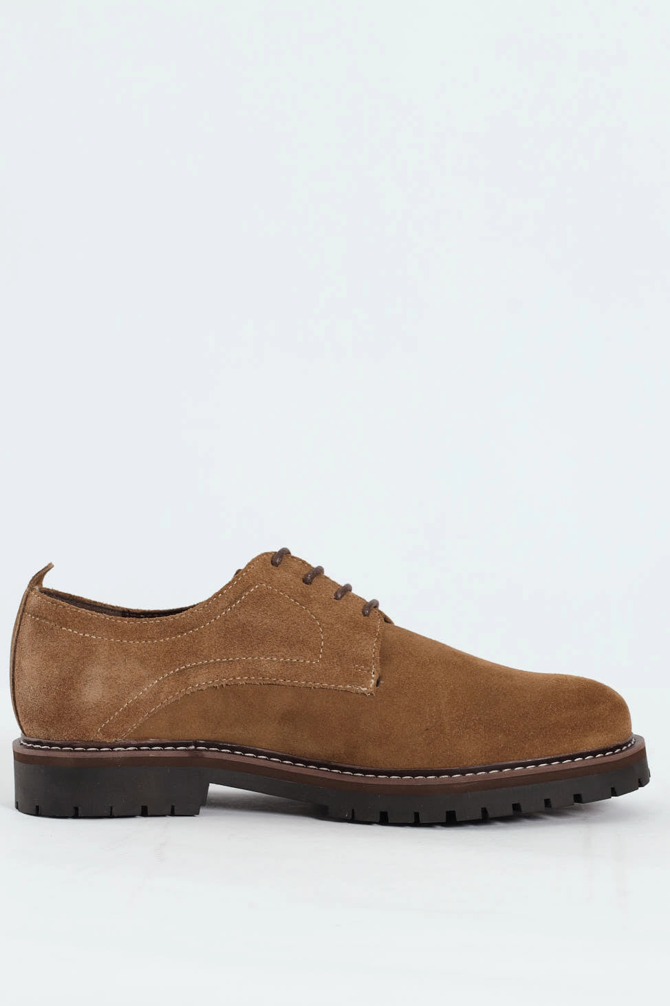 Suede Smart Casual Shoe - Taupe