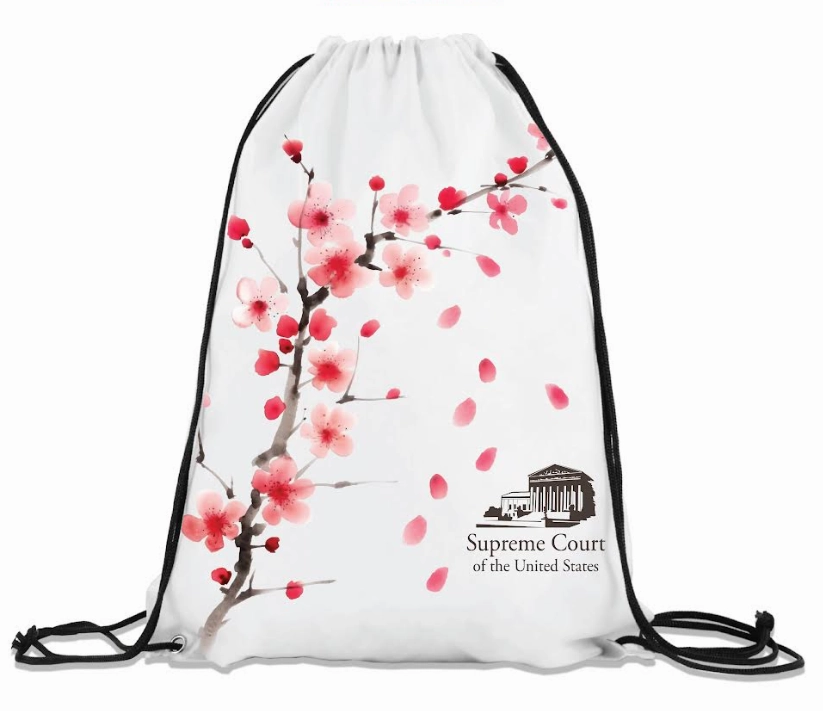 Supreme Court Cherry Blossom Cinch Pack