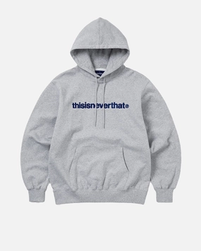 T-Logo Hoodie Heather Grey