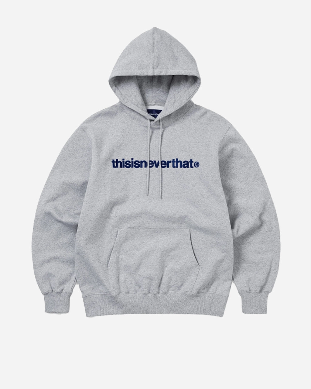 T-Logo Hoodie Heather Grey
