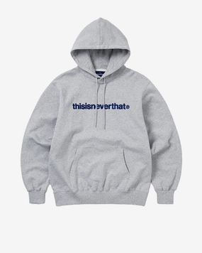 T-Logo Hoodie Heather Grey