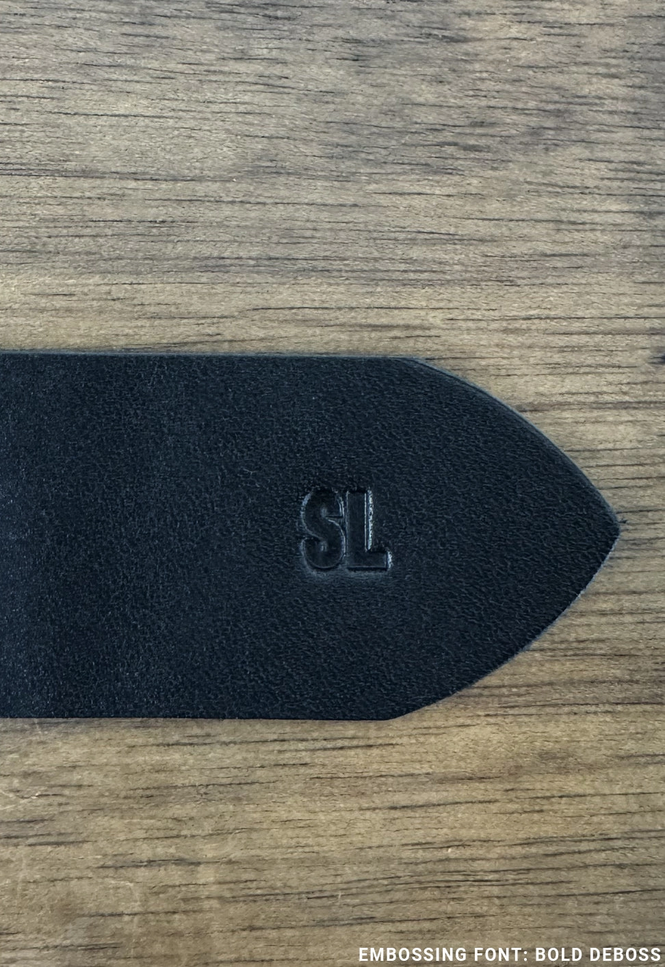 The Lair Maya Black Stitch Belt Wide Brass
