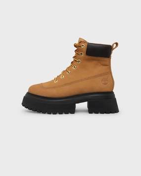 Timberland Women's Sky 6 Lace Up Boots Wheat Nubuck