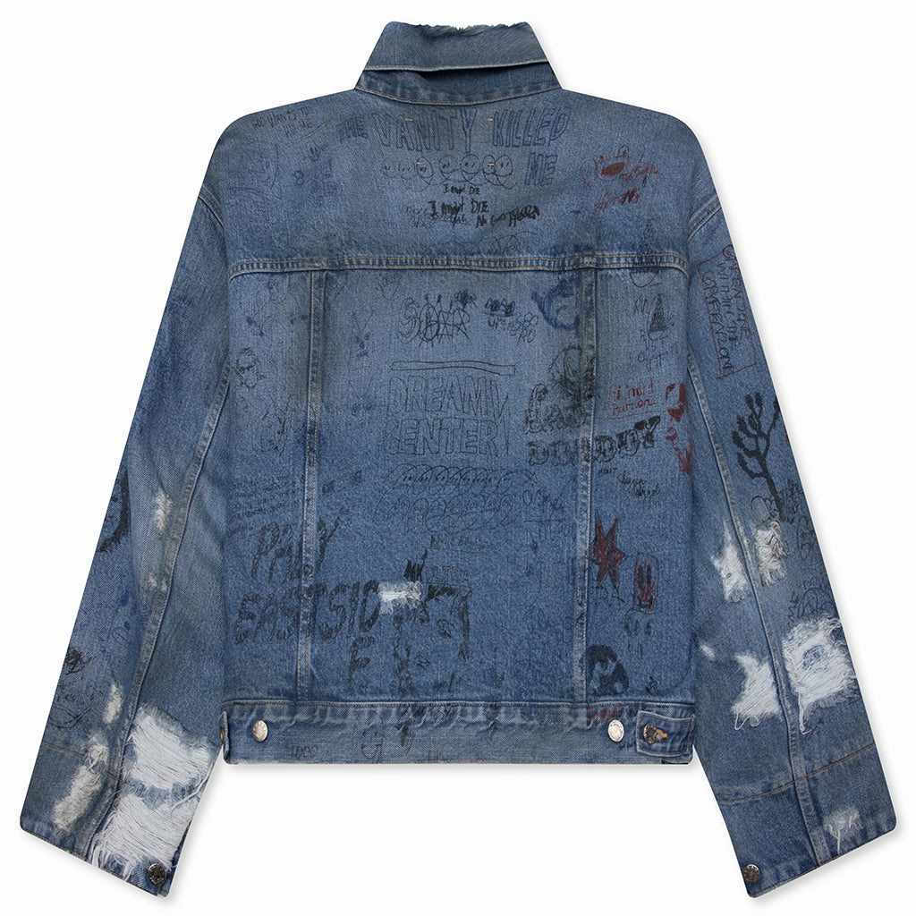 Ur Fantasy Denim Jacket - Light Blue
