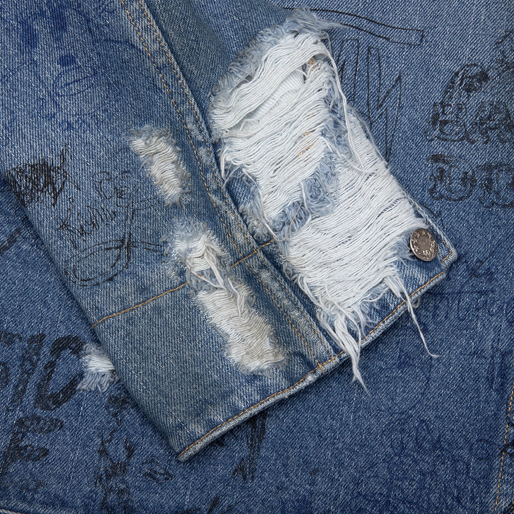 Ur Fantasy Denim Jacket - Light Blue