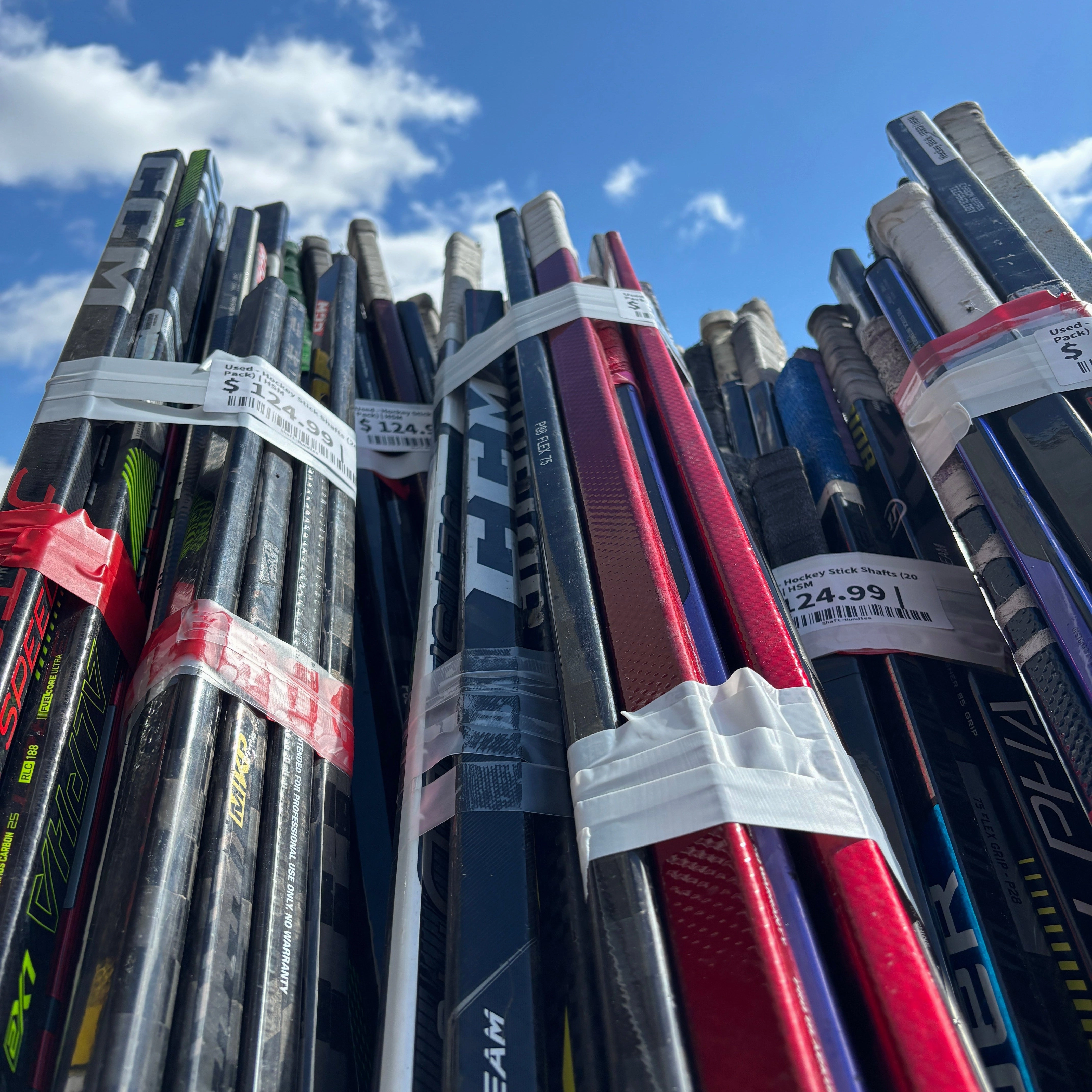 Used - Hockey Stick Shafts (20 Pack)