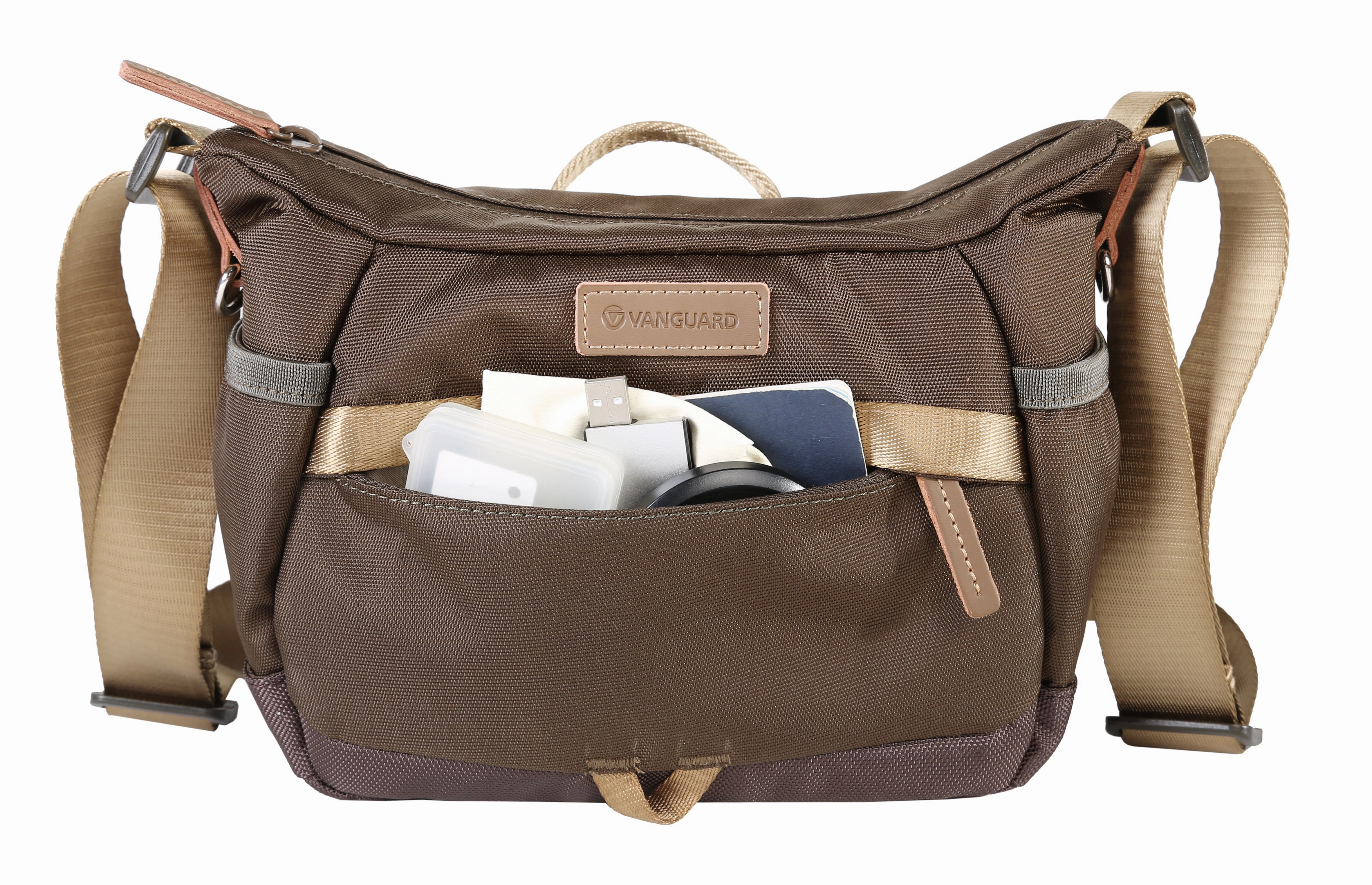 VEO GO 21M KG Shoulder Bag. Khaki-Green