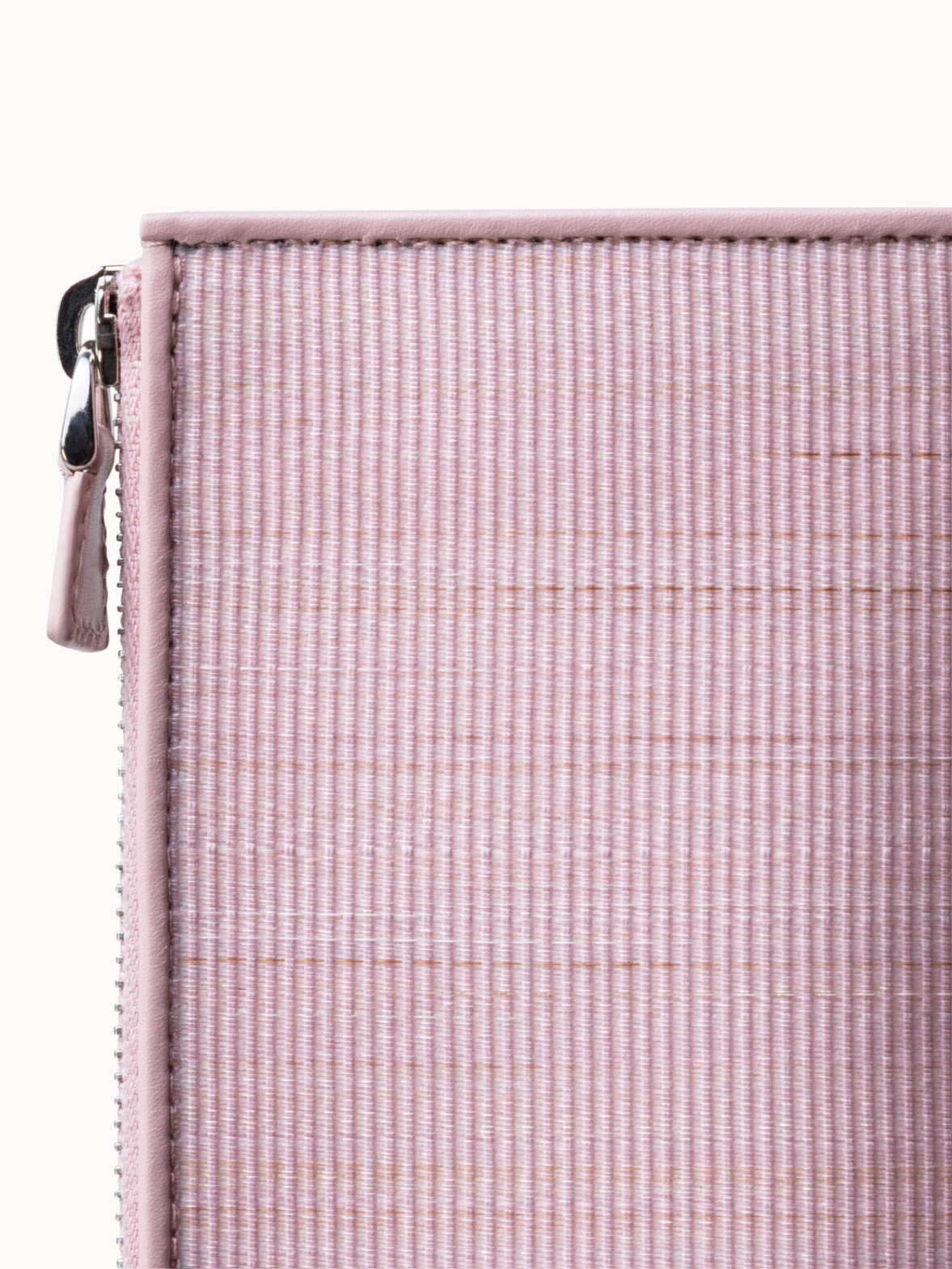 Zipped Card Holder in Horsehair and Leather